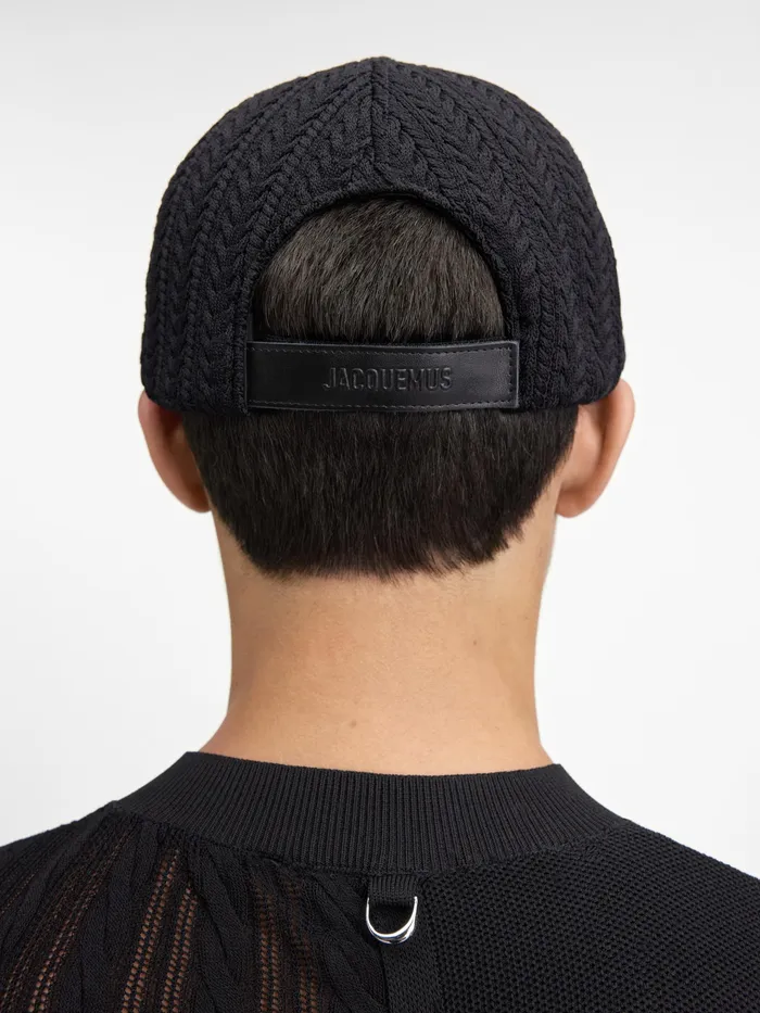 JACQUEMUS Hats Knitted Hat Black 8211 Men