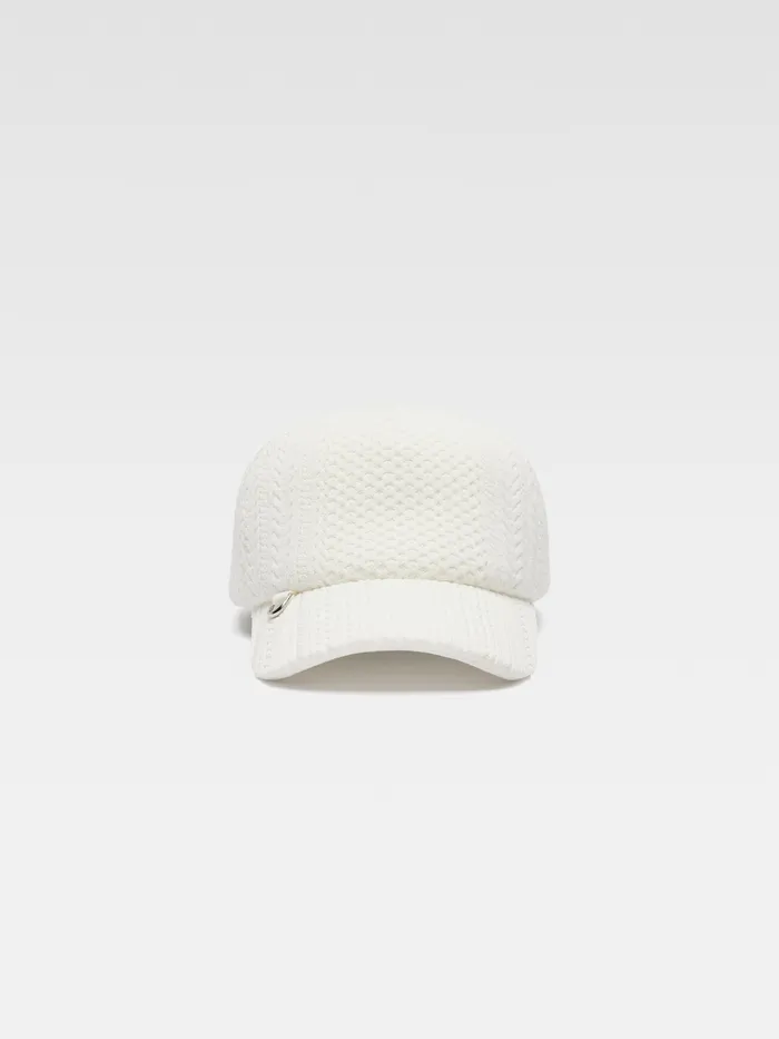 JACQUEMUS Hats Knitted Hat White 8211 Men