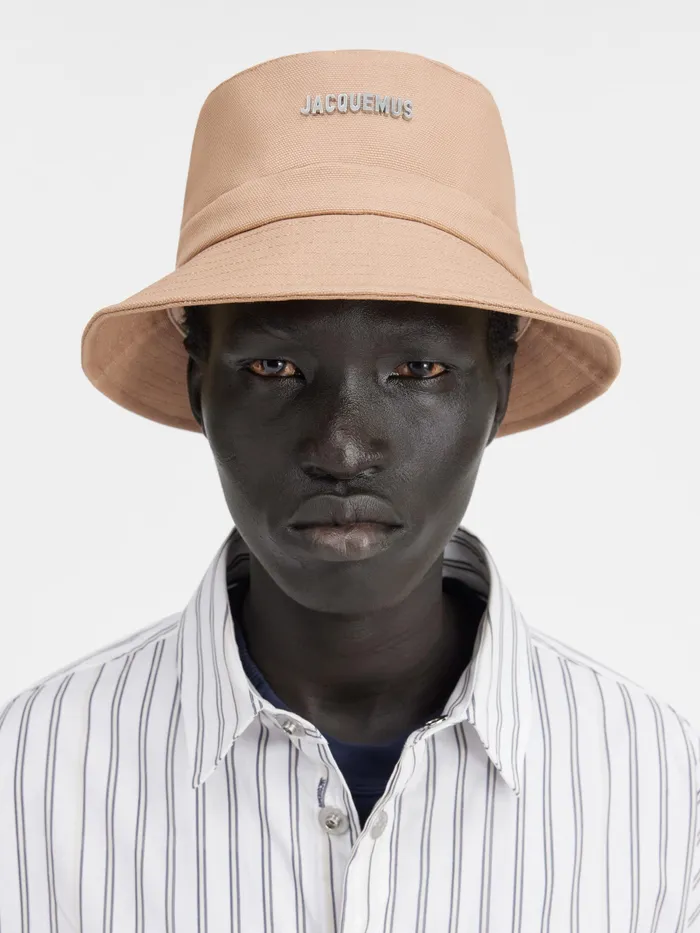 JACQUEMUS Hats Knotted Bucket Hat Beige 8211 Women