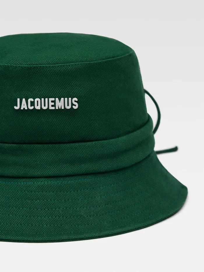 JACQUEMUS Hats Knotted Bucket Hat Green 8211 Women