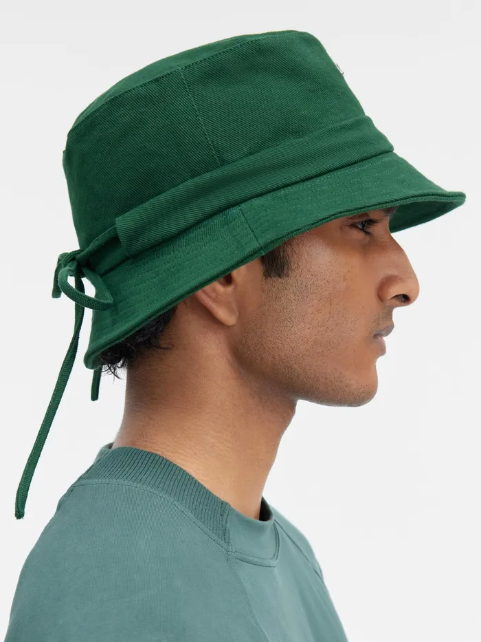 JACQUEMUS Hats Knotted Bucket Hat Green 8211 Women