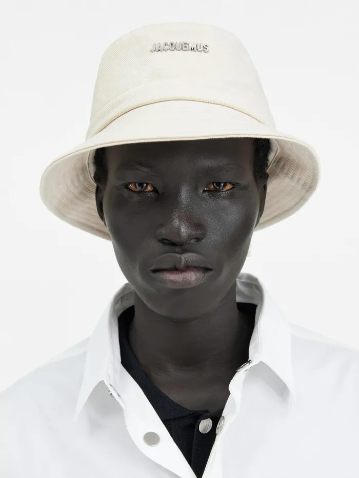 JACQUEMUS Hats Knotted Bucket Hat Offwhite 8211 Men