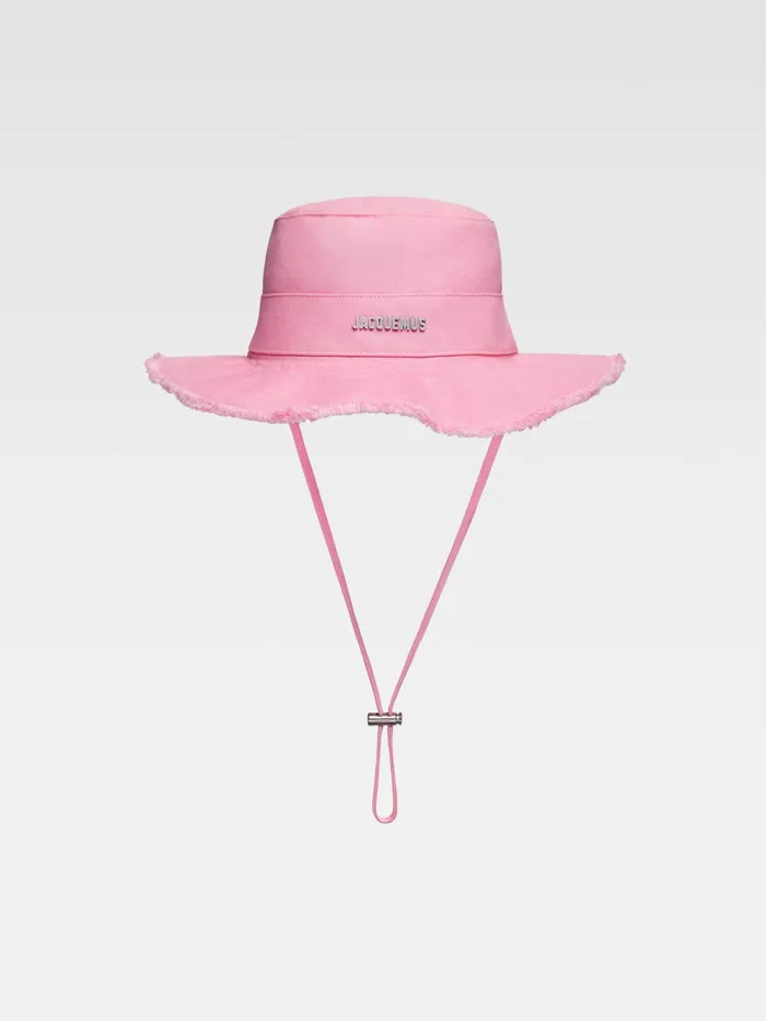 JACQUEMUS Hats Large Brim Bucket Hat Light Pink 8211 Men