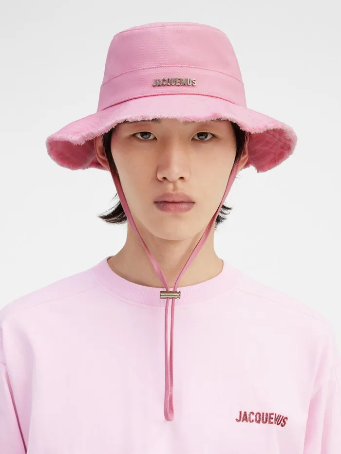 JACQUEMUS Hats Large Brim Bucket Hat Light Pink 8211 Women
