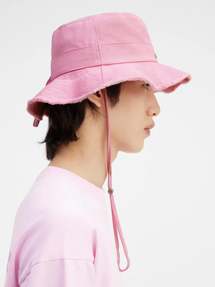 JACQUEMUS Hats Large Brim Bucket Hat Light Pink 8211 Women