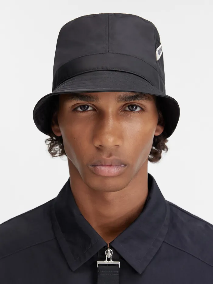 JACQUEMUS Hats Nylon Bucket Hat Black 8211 Men