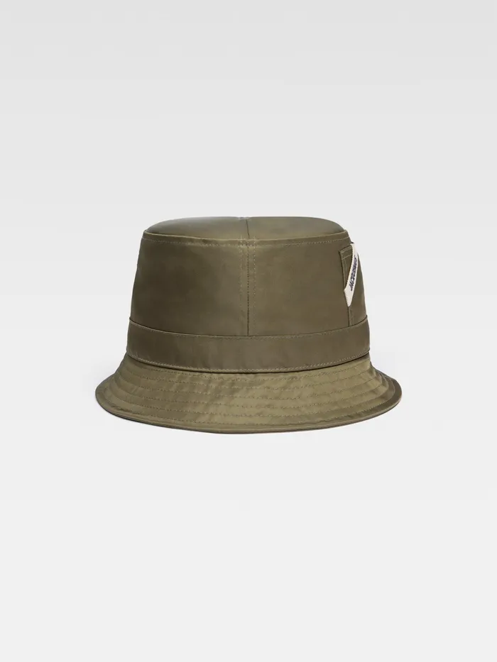 JACQUEMUS Hats Nylon Bucket Hat Khaki 8211 Men