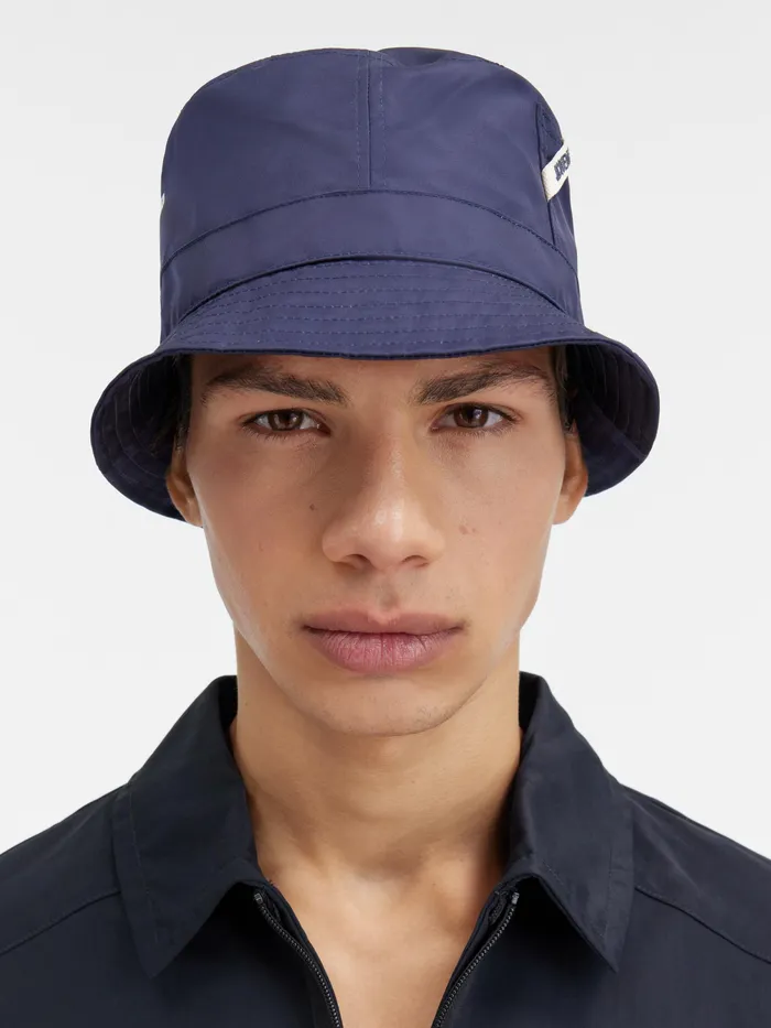 JACQUEMUS Hats Nylon Bucket Hat Navy 8211 Men