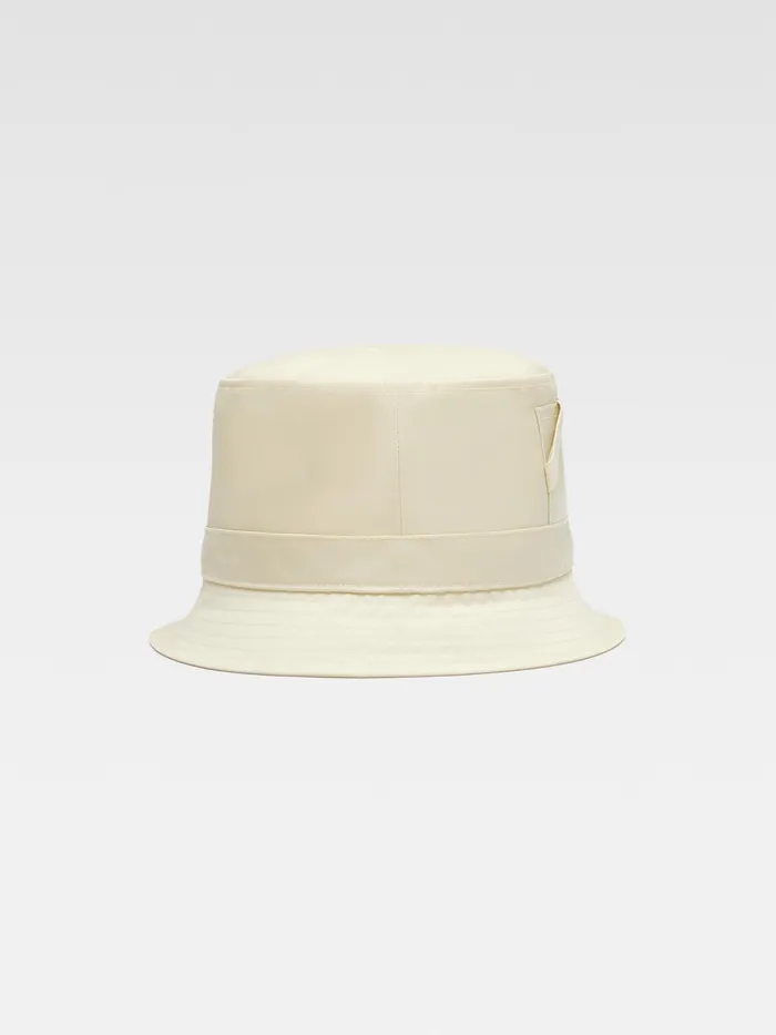 JACQUEMUS Hats Nylon Bucket Hat Pale Yellow 8211 Men
