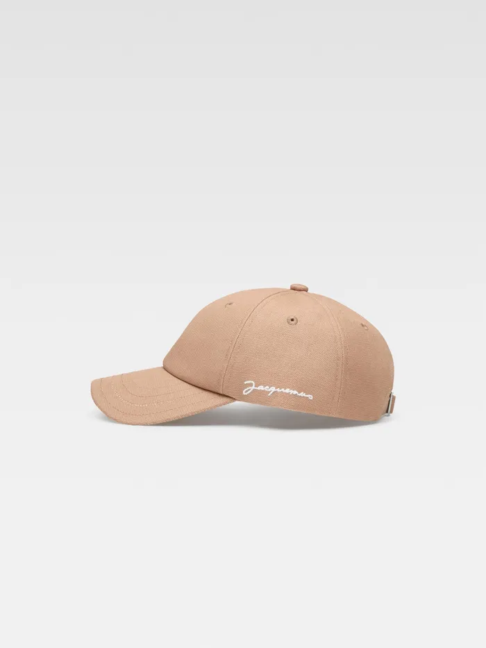 JACQUEMUS Hats Signature Baseball Cap Beige 8211 Men
