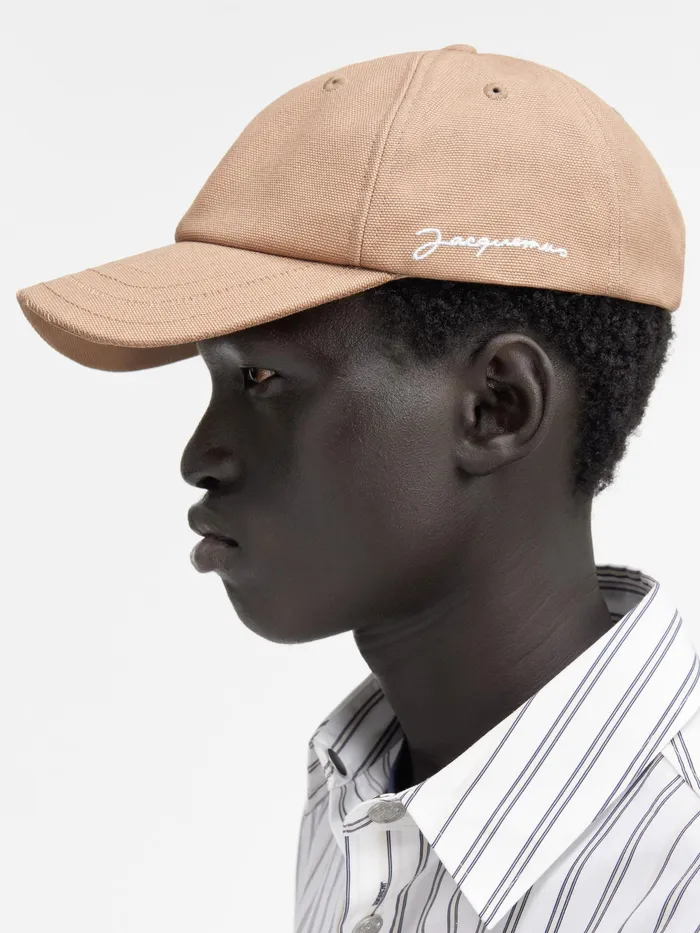 JACQUEMUS Hats Signature Baseball Cap Beige 8211 Men