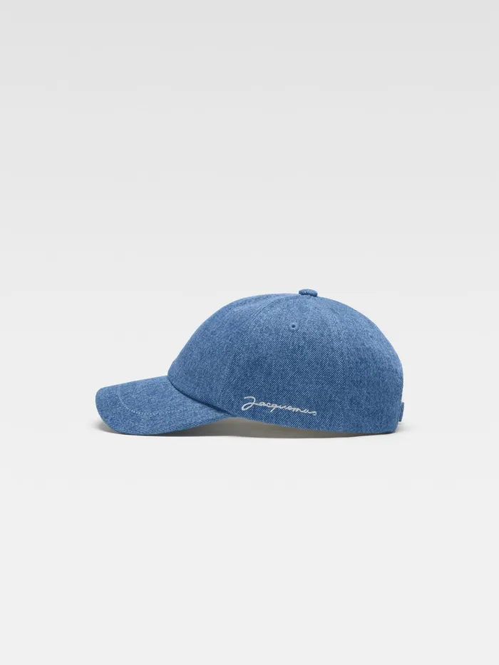 JACQUEMUS Hats Signature Baseball Cap Blue 8211 Women