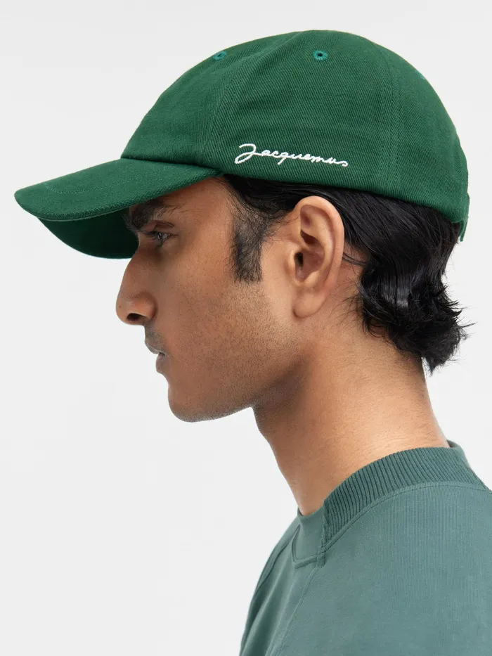 JACQUEMUS Hats Signature Baseball Cap Green 8211 Women