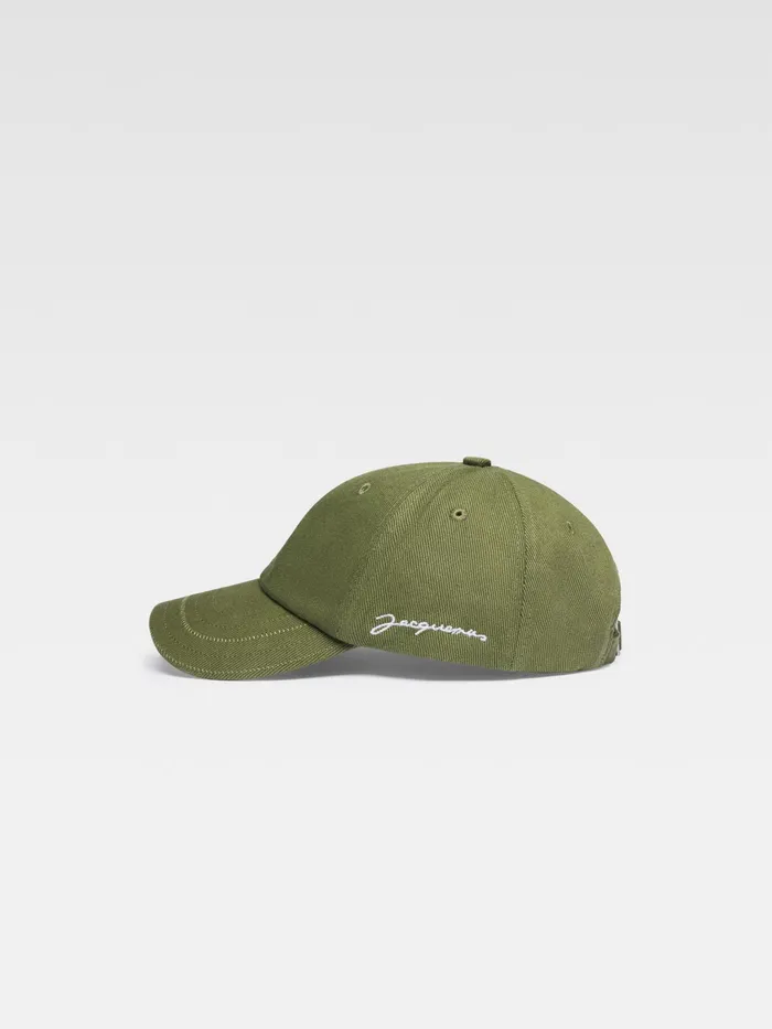 JACQUEMUS Hats Signature Baseball Cap Khaki 8211 Women