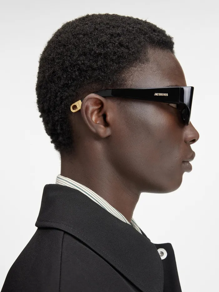 JACQUEMUS Jewellery and Sunglasses Butterfly Sunglasses Black 8211 Men