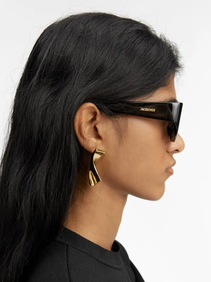 JACQUEMUS Jewellery and Sunglasses Butterfly Sunglasses Black 8211 Men