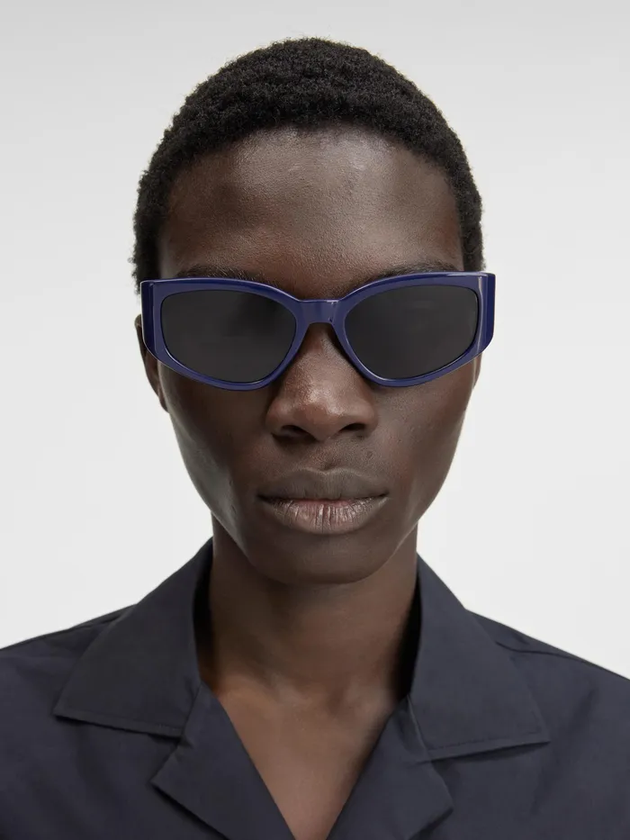 JACQUEMUS Jewellery and Sunglasses Butterfly Sunglasses Navy 8211 Men