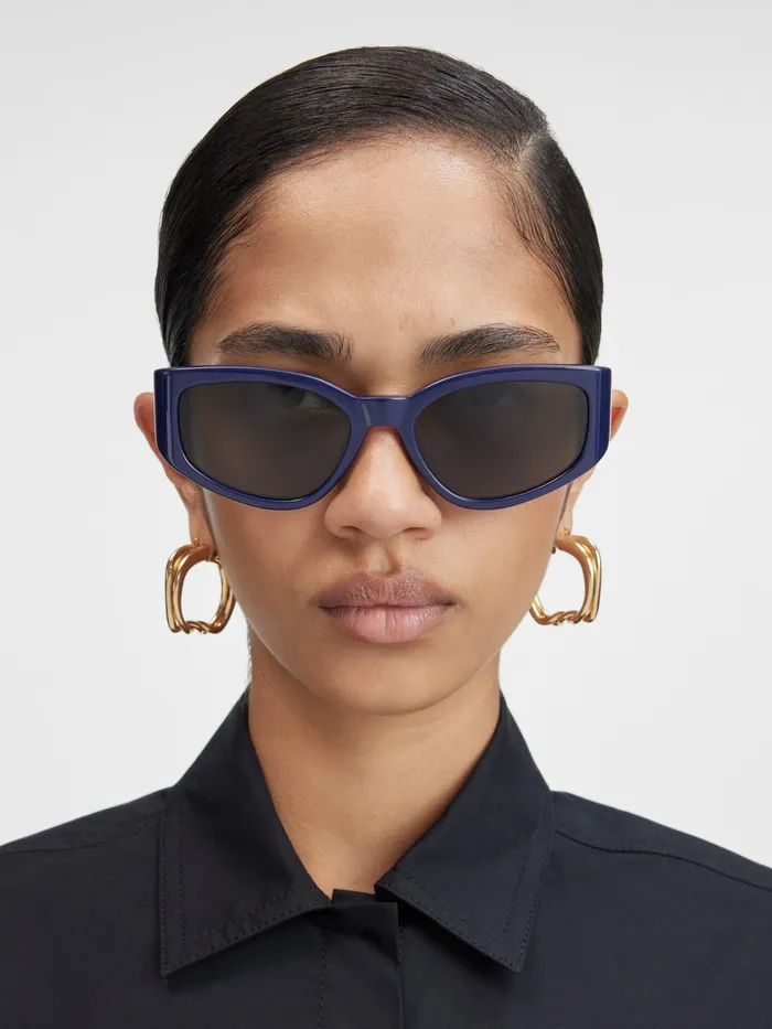 JACQUEMUS Jewellery and Sunglasses Butterfly Sunglasses Navy 8211 Men