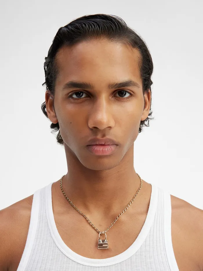 JACQUEMUS Jewellery and Sunglasses Chain Necklace With Chiquito Pendant Light Gold 8211 Men