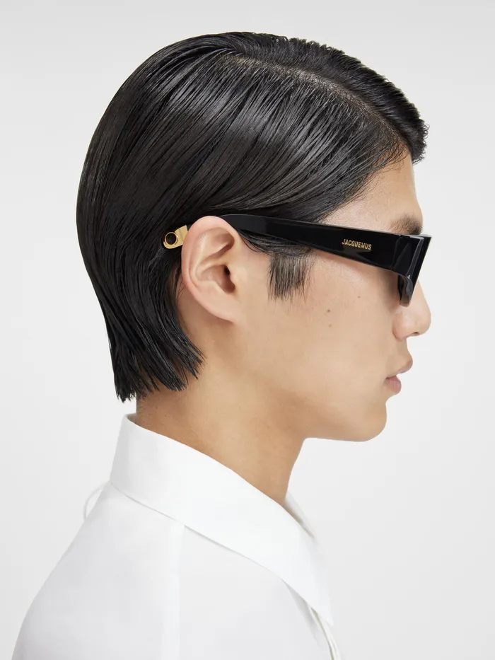 JACQUEMUS Jewellery and Sunglasses DFrame Sunglasses Black 8211 Men