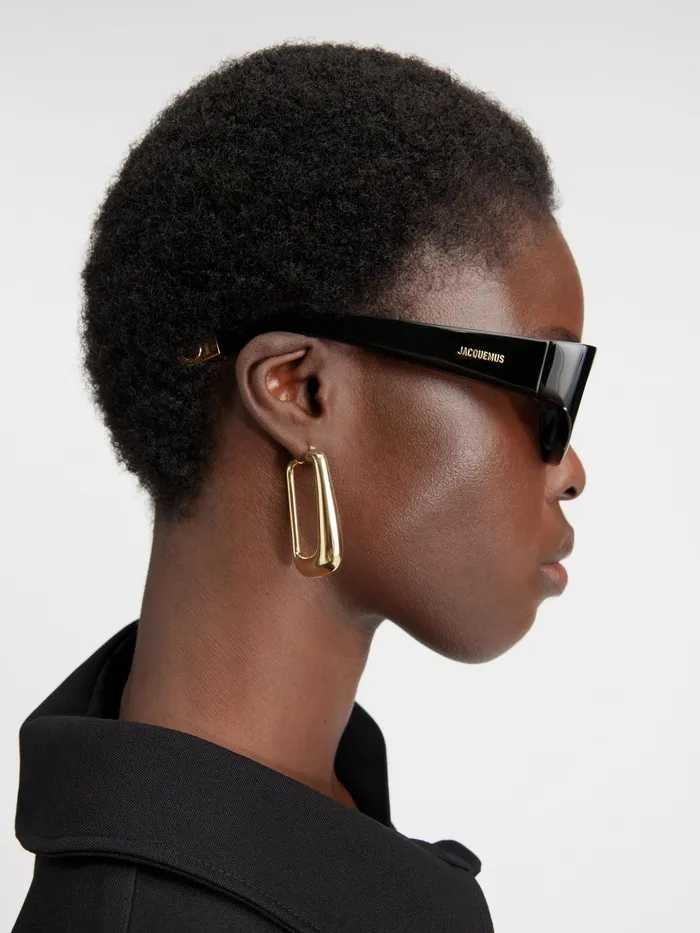 JACQUEMUS Jewellery and Sunglasses DFrame Sunglasses Black 8211 Men