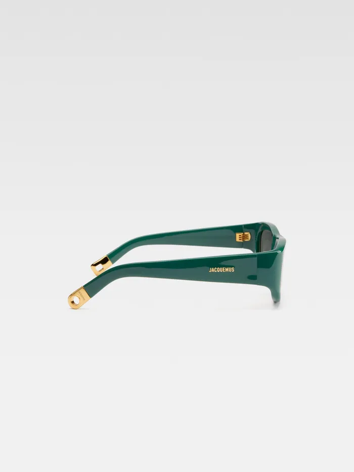 JACQUEMUS Jewellery and Sunglasses DFrame Sunglasses Dark Green 8211 Men
