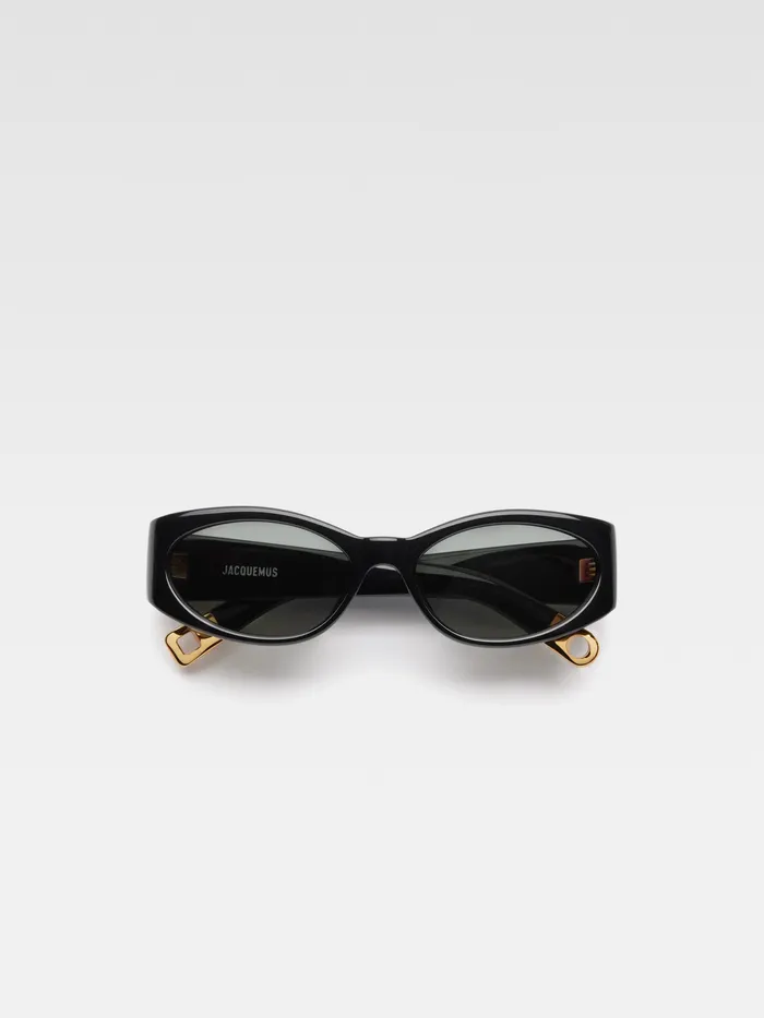 JACQUEMUS Jewellery and Sunglasses Oval Sunglasses Black 8211 Men
