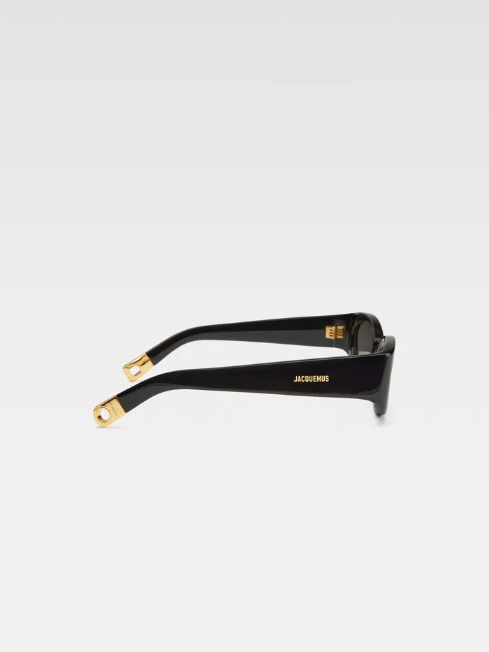JACQUEMUS Jewellery and Sunglasses Oval Sunglasses Black 8211 Men