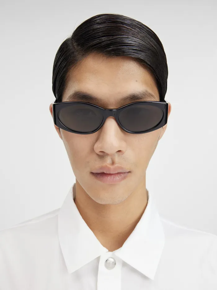 JACQUEMUS Jewellery and Sunglasses Oval Sunglasses Black 8211 Men