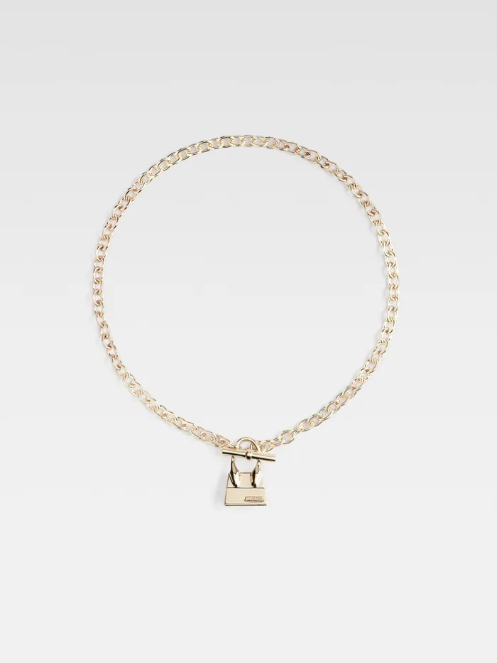 JACQUEMUS Jewellery Chiquito Toggle Charm Necklace Light Gold 8211 Women