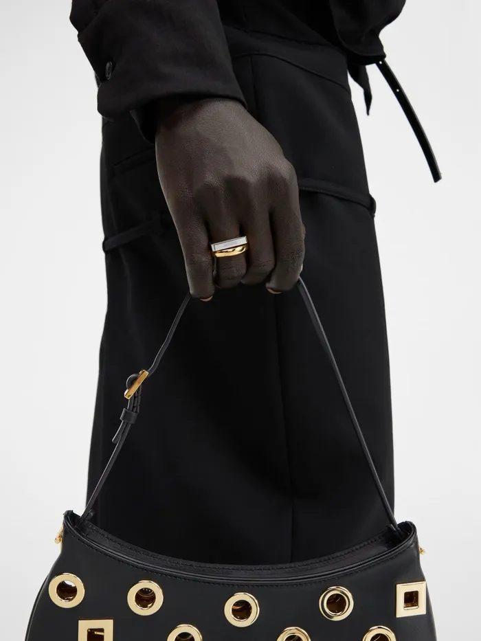 JACQUEMUS Jewellery Geometric Rings Light Goldsilver 8211 Women