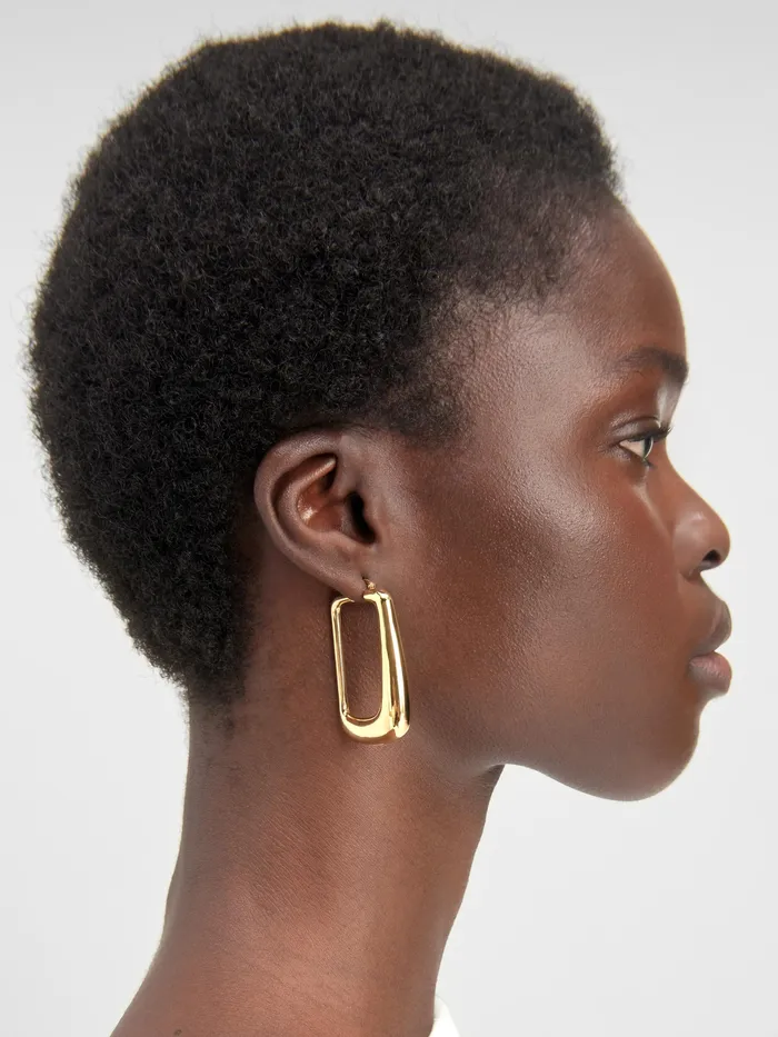 JACQUEMUS Jewellery J Hoops Light Gold 8211 Women