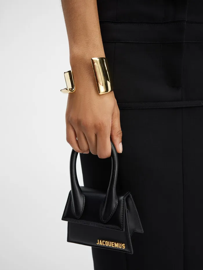 JACQUEMUS Jewellery Sculpted J Cuff Bracelet Light Gold 8211 Women