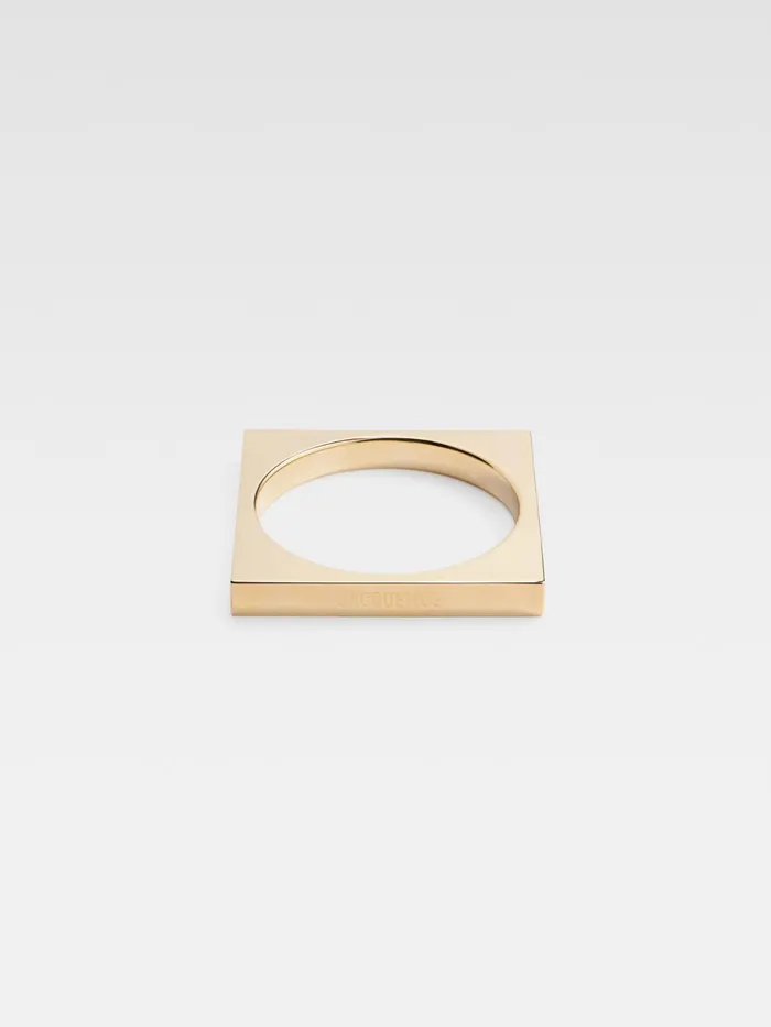 JACQUEMUS Jewellery Square Bracelet Light Gold 8211 Women