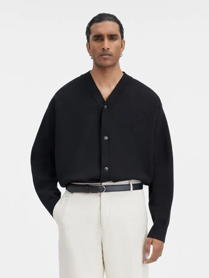 JACQUEMUS Knits Buttoned Cardigan Black 8211 Men