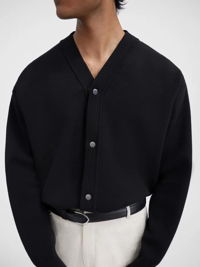 JACQUEMUS Knits Buttoned Cardigan Black 8211 Men