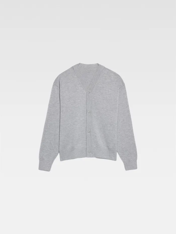 JACQUEMUS Knits Buttoned Cardigan Grey 8211 Men