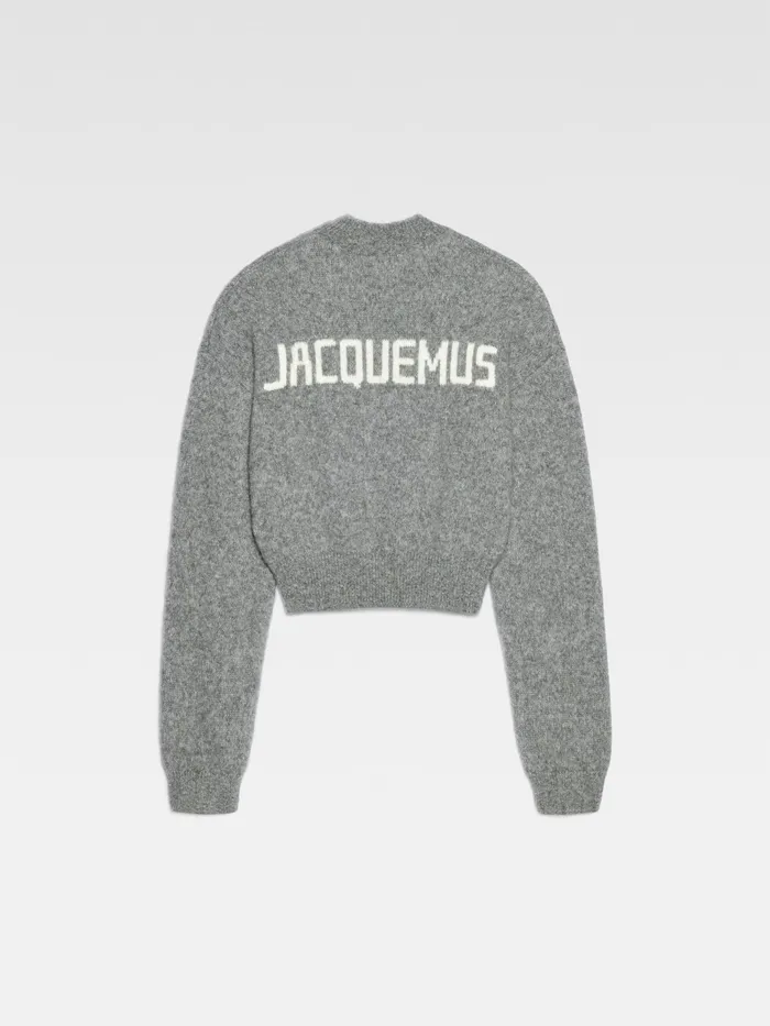 JACQUEMUS Knits Cardigan Sweater Grey 8211 Women