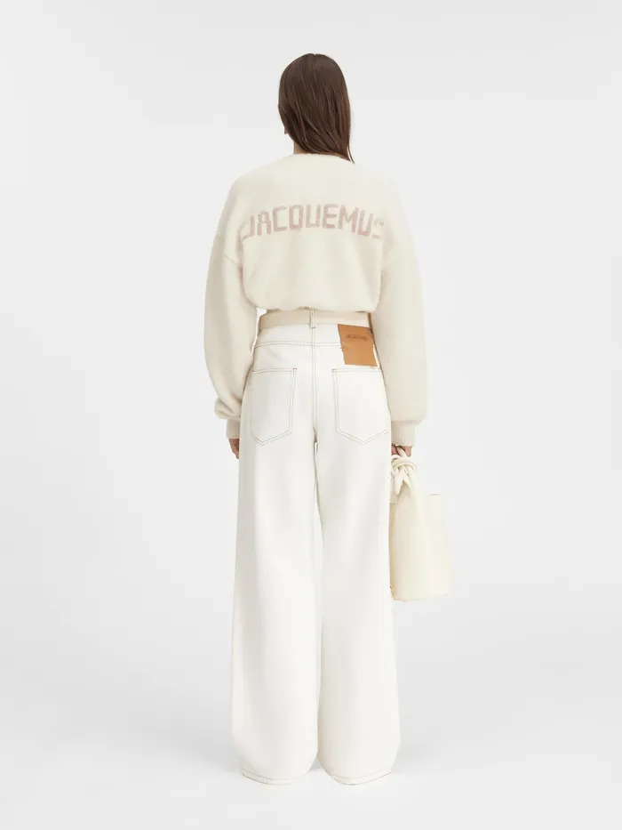JACQUEMUS Knits Cardigan Sweater Light Beige 8211 Women