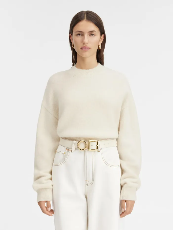 JACQUEMUS Knits Cardigan Sweater Light Beige 8211 Women