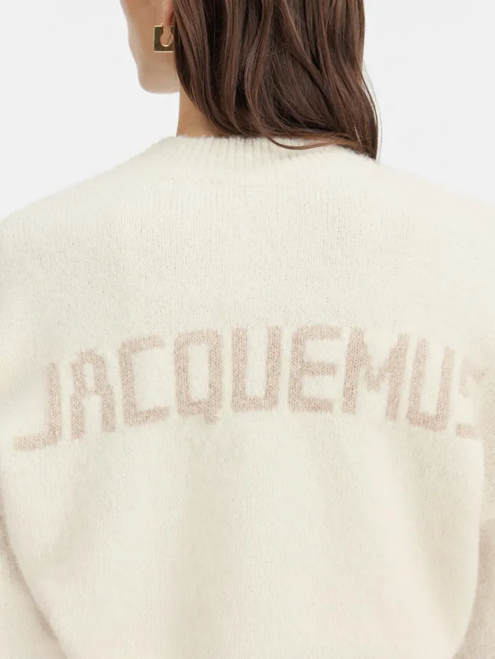 JACQUEMUS Knits Cardigan Sweater Light Beige 8211 Women