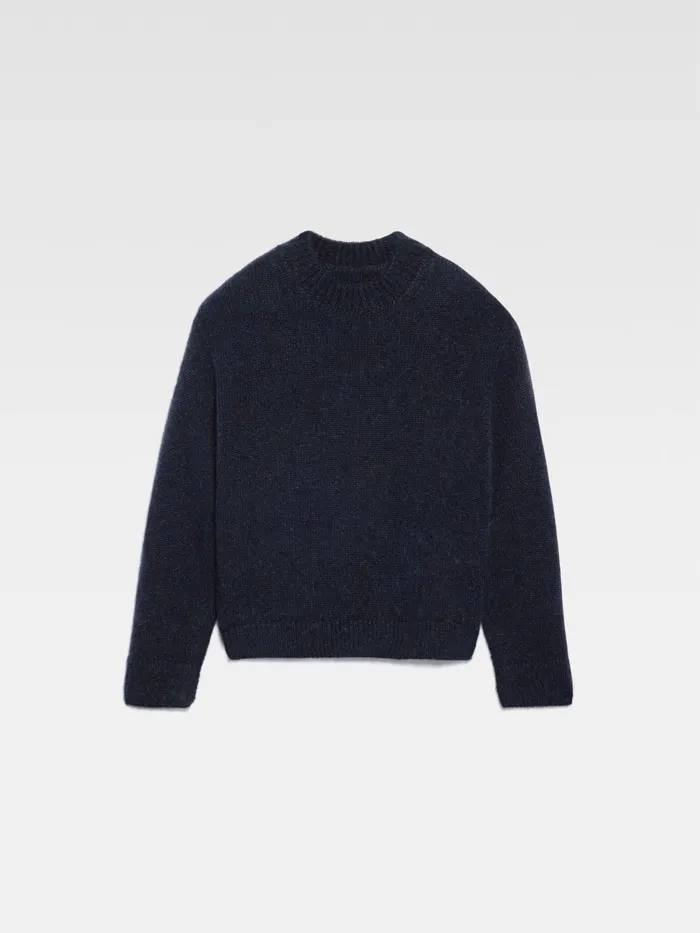 JACQUEMUS Knits Jacquard Logo Sweater Dark Navy 8211 Men