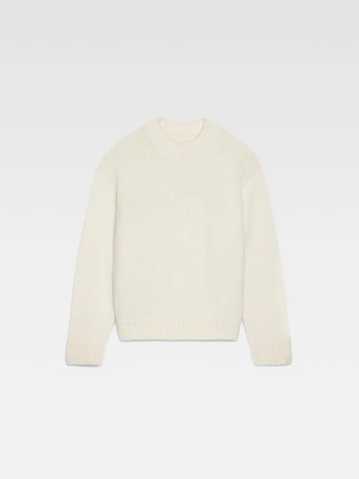 JACQUEMUS Knits Jacquard Logo Sweater Offwhite 8211 Men