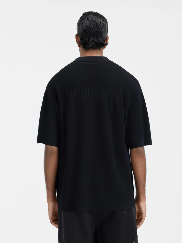 JACQUEMUS Knits Knit Polo Black 8211 Men