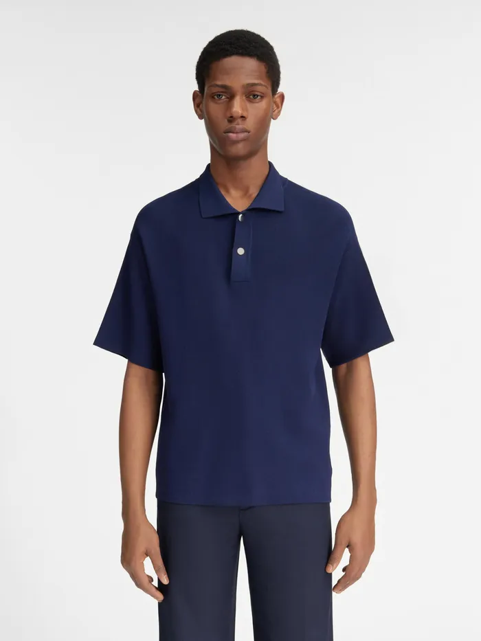 JACQUEMUS Knits Knit Polo Dark Navy 8211 Men