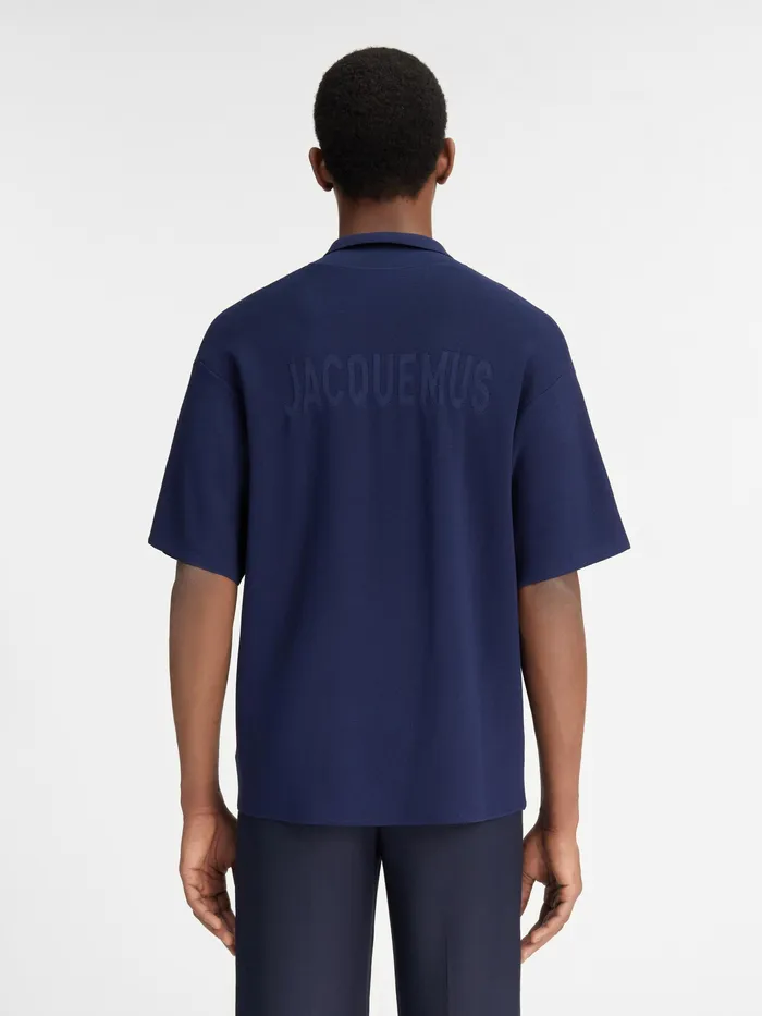 JACQUEMUS Knits Knit Polo Dark Navy 8211 Men