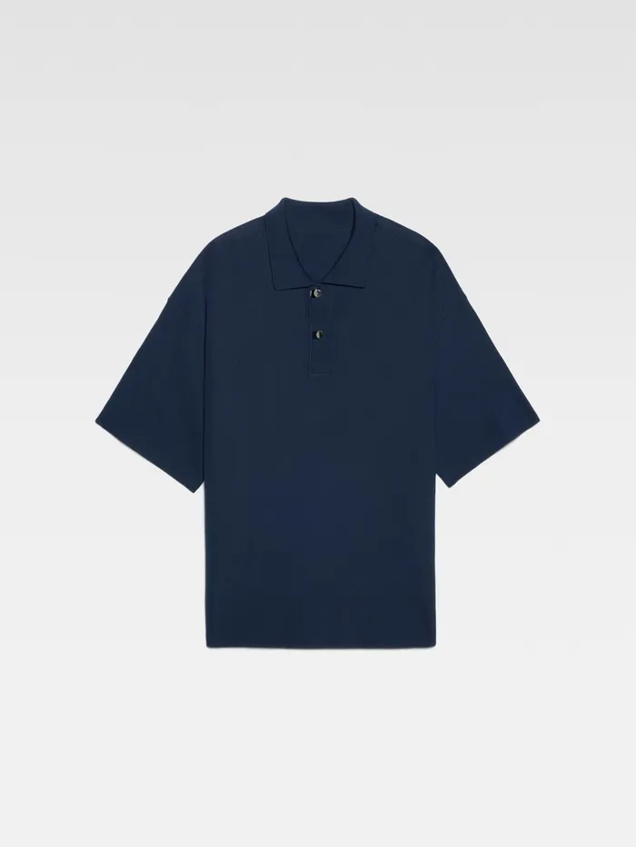 JACQUEMUS Knits Knit Polo Dark Navy 8211 Men