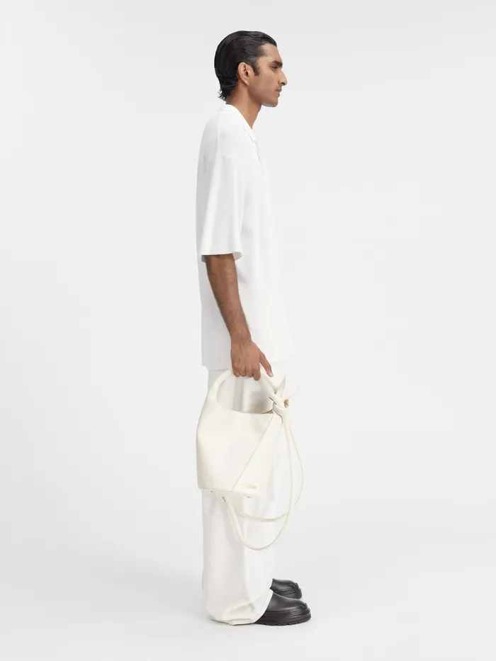 JACQUEMUS Knits Knit Polo Offwhite 8211 Men