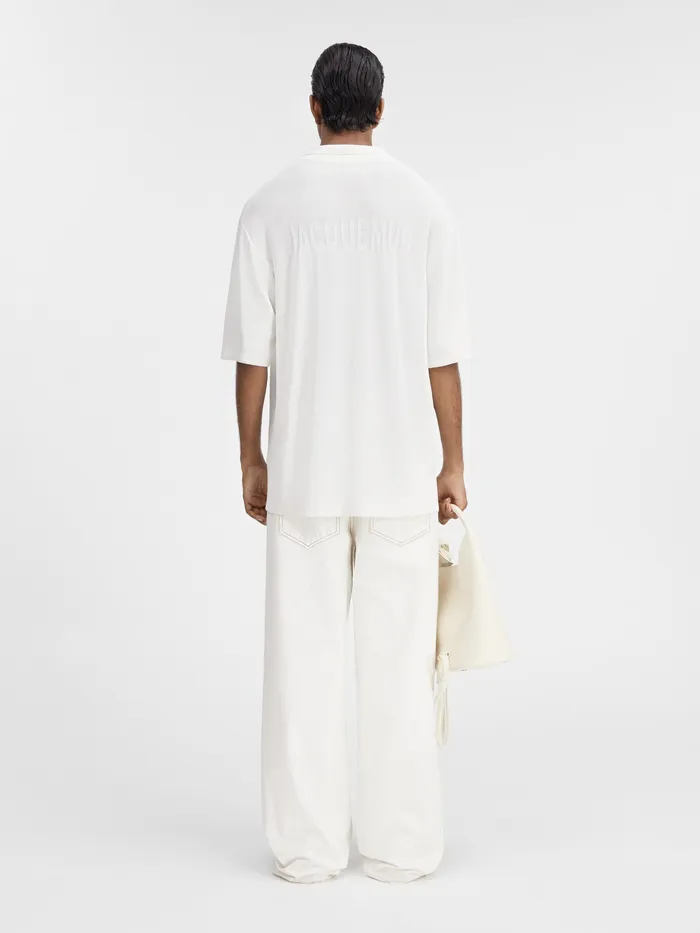 JACQUEMUS Knits Knit Polo Offwhite 8211 Men