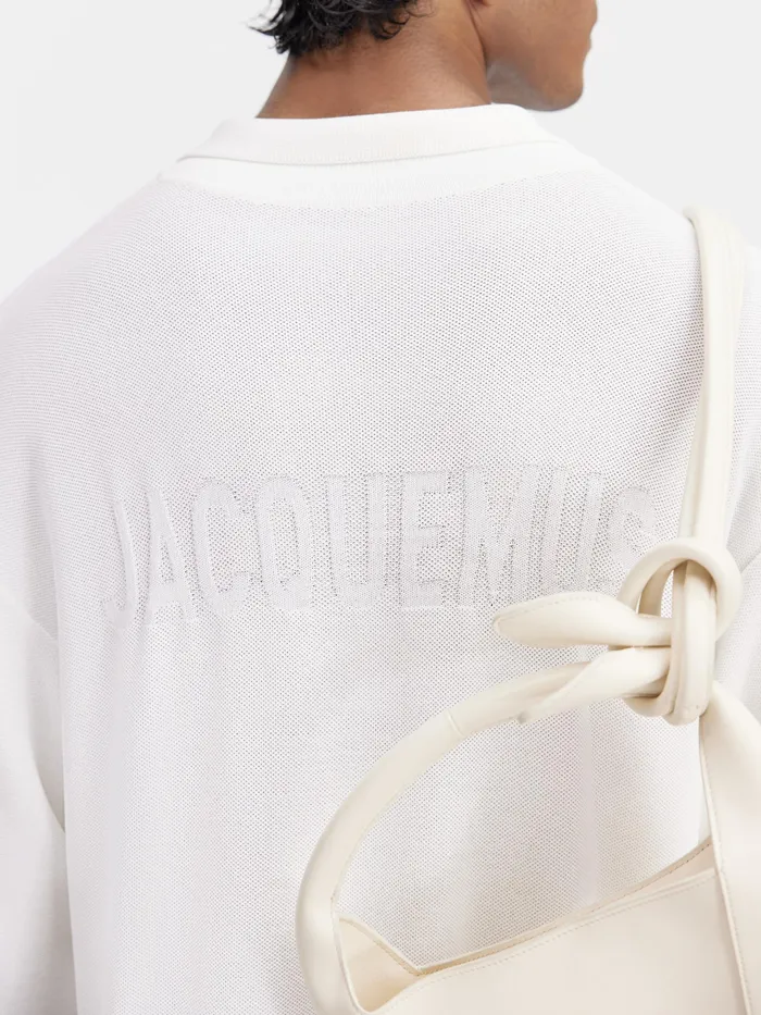 JACQUEMUS Knits Knit Polo Offwhite 8211 Men